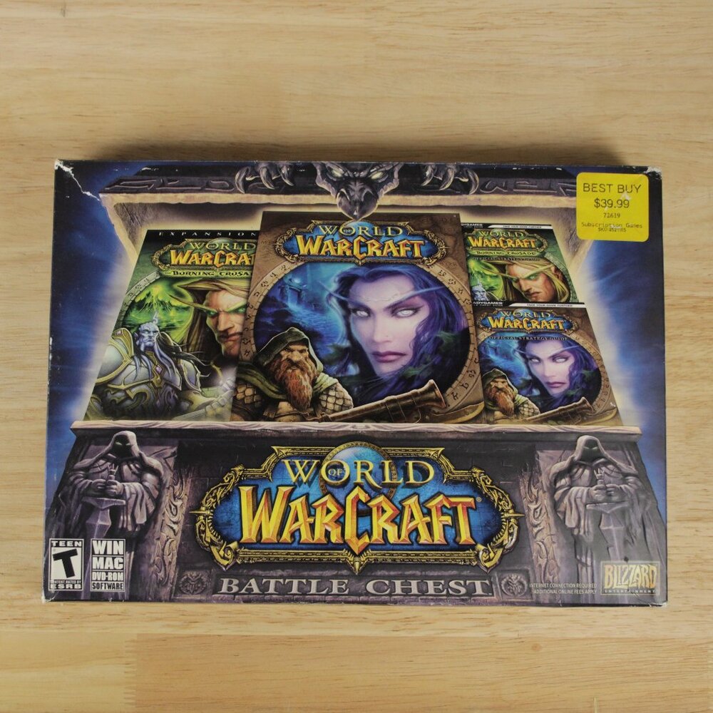 World Of Warcraft Battle Chest DVD-Rom Online Computer Game